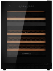 KUPPERSBERG RBW 86 Встраиваемый винный шкаф, Две температурные зоны, 126 л., 46 бутылок,Температуры: 5-20°C, Кол-во полок: 5, RBW 86, Ширина, см 59,5 Высота, см 80 Глубина, см 52