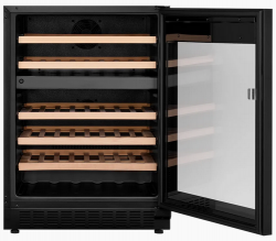 KUPPERSBERG RBW 86 Встраиваемый винный шкаф, Две температурные зоны, 126 л., 46 бутылок,Температуры: 5-20°C, Кол-во полок: 5, RBW 86, Ширина, см 59,5 Высота, см 80 Глубина, см 52