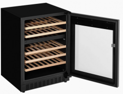 KUPPERSBERG RBW 86 Встраиваемый винный шкаф, Две температурные зоны, 126 л., 46 бутылок,Температуры: 5-20°C, Кол-во полок: 5, RBW 86, Ширина, см 59,5 Высота, см 80 Глубина, см 52