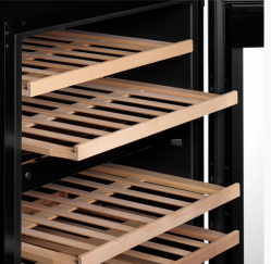 KUPPERSBERG RBW 86 Встраиваемый винный шкаф, Две температурные зоны, 126 л., 46 бутылок,Температуры: 5-20°C, Кол-во полок: 5, RBW 86, Ширина, см 59,5 Высота, см 80 Глубина, см 52