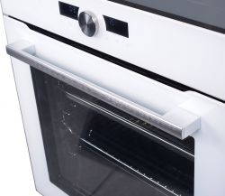 KORTING OKB 8731 CPGW Духовой шкаф. Управление: два дисплея + поворотный регулятор Jog Dial Стеклянная ручка со световой индикацией нагрева, LED дисплей, Функция AIR FRY, 11 режимов нагрева, Плавное откр. и закрыв. дверцы, Цвет - Белый