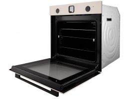 KORTING OKB 4701 CNRW Духовой шкаф серия Retro - дизайн Vintage. часы в классическом стиле, таймер и отключение, 7 режимов, объем 69 л, телескоп.напр. на 1 уровне, каталитическая очистка задней стенки, цвет - бежевый; цвет ручки и регуляторов - чёрный