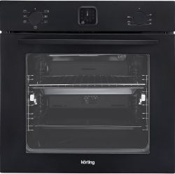 KORTING OKB 4701 CNRN Духовой шкаф серия Retro - дизайн Vintage. часы в классическом стиле, таймер и отключение, 7 режимов, объем 69 л, телескоп.напр. на 1 уровне, каталитическая очистка задней стенки, цвет - чёрный; цвет ручки и регуляторов - чёрный