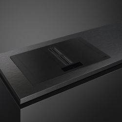 Smeg HOBD382MB2  Индукционная варочная панель со встроенной вытяжкой, 80 см, Multizone, прямой край, чёрный матовый