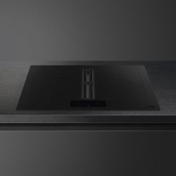 Smeg HOBD382MB2  Индукционная варочная панель со встроенной вытяжкой, 80 см, Multizone, прямой край, чёрный матовый
