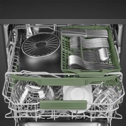 SMEG STL7332CL Полностью встраиваемая посудомоечная машина 60 см., Инверторный мотор, Полный Acquastop, Система шарниров Flexifit, 10 программ, Автоматическое открытие дверцы, "луч на полу"