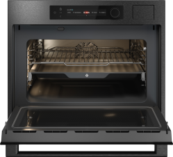 ASKO OCSM64BSH NYACraft Frame Series 6 Цвет: Black Steel Компактная духовка с функцией пароварки и СВЧ Объем духовки: 50 л Celsius°Cooking™ : точность до 1°С