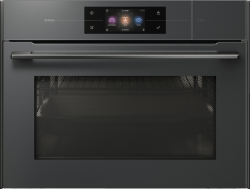 Asko OCSM8478GG Компактный духовой шкаф 5 в 1, 143 автоматических программ и 20 режима нагрева. Режимы приготовления с микроволнами. Режимы приготовления с паром. Сенсорный TFT-дисплей. цвет Жемчужно - серый