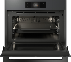 Asko OCSM8478GG Компактный духовой шкаф 5 в 1, 143 автоматических программ и 20 режима нагрева. Режимы приготовления с микроволнами. Режимы приготовления с паром. Сенсорный TFT-дисплей. цвет Жемчужно - серый