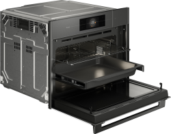 Asko OCSM8478GG Компактный духовой шкаф 5 в 1, 143 автоматических программ и 20 режима нагрева. Режимы приготовления с микроволнами. Режимы приготовления с паром. Сенсорный TFT-дисплей. цвет Жемчужно - серый