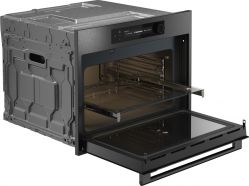 Asko OM64BSH NYACraft Frame Series 6 Встраиваемая микроволновая печь, Высота 45 см., Цвет: Black Steel