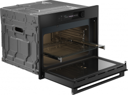 Asko OM64BSH NYACraft Frame Series 6 Встраиваемая микроволновая печь, Высота 45 см., Цвет: Графит