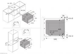 Asko OM64BSH NYACraft Frame Series 6 Встраиваемая микроволновая печь, Высота 45 см., Цвет: Графит