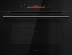Asko OCM54BGH NYACraft Glass Series 5 Духовой шкаф с функцией СВЧ. Объем духовки: 50 л Celsius°Cooking™ : точность до 1°С Цвет - Чёрное стело