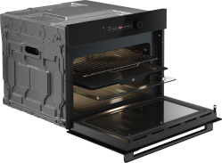 Asko OCM54BGH NYACraft Glass Series 5 Духовой шкаф с функцией СВЧ. Объем духовки: 50 л Celsius°Cooking™ : точность до 1°С Цвет - Чёрное стело