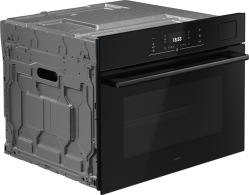 ASKO OCS24BGH ESSENCE Series 2 Компактный духовой шкаф с функцией пара, Объем 51 л Celsius°Cooking™ : точность до 1°С, высота 45 см., цвет - чёрное стекло