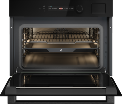 ASKO OCS54BGH NYACraft Glass Series 5 Компактный духовой шкаф с функцией пара, Объем духовки: 51 л Celsius°Cooking™ : точность до 1°С, цвет - чёрное стекло