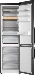 ASKO RFC526RNBB1 Отдельностоящий комбинированный холодильник, Зона свежести -2 ящика DuraFresh , сенсорное управление, Дисплей 2.86" color TFT, полный NoFrost, высота 203 см, цвет - чёрная нерж. сталь