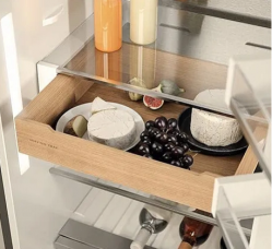 ASKO RFC526RNBB1 Отдельностоящий комбинированный холодильник, Зона свежести -2 ящика DuraFresh , сенсорное управление, Дисплей 2.86" color TFT, полный NoFrost, высота 203 см, цвет - чёрная нерж. сталь