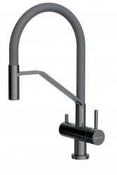 Смеситель OMOIKIRI AKENO - GM  Подключение к фильтру.