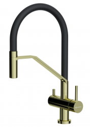 Смеситель OMOIKIRI AKENO - LG  Подключение к фильтру.