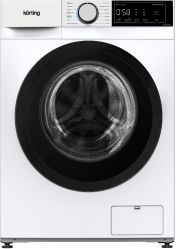 KORTING KWM 40IS1270 Стиральная машина с Паром, ГЛУБИНА 45 см, загрузка 7 кг, скорость отжима 1200 об/мин, ИНВЕРТОРНЫЙ двигатель, электронное управление, LED индикация, Цифровой дисплей, 15 программ стирки