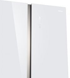KORTING KNFS 93535 GW Холодильник Side-By-Side, ИНВЕРТОР, No Frost, Сенсорное управление, Габариты (ВхШхГ) (мм): 1770x912x704, цвет - Белое стекло