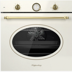 KUPPERSBERG SR 610 C Bronze Духовой шкаф, 10 режимов, Телескопические направляющие, Объем духового шкафа, л 80, цвет - бежевый, фурнитура, бронза.