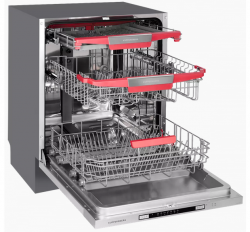KUPPERSBERG GSM 6073 Посудомоечная машина, Автоматическое открывание двери, Луч на полу, Загрузка 1/2, 7 программ,  Загрузка 14 комплектов, уровень шума 47 дБ, Ширина 60 см