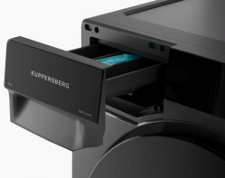 Kuppersberg WM 590 GR Стиральная машина, ИНВЕРТОРНЫЙ мотор, TFT Дисплей, Глубина 62,5 см•Загрузка белья 12 кг• Отжим 1200 об/мин• 16 программ, Класс А+++, Цвет - серый