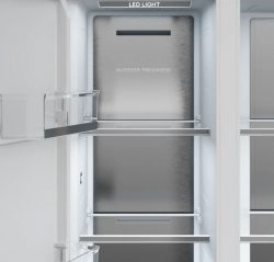 KUPPERSBERG RBSN 1892 X Xолодильник полувстраиваемый,  Side by Side, Габариты (ВхШxГ): 910х1912х600 мм, Полезный объем 503 л, Total No Frost, Inverter compressor, Multi Cooling, Fresh Zone , Metal cooling