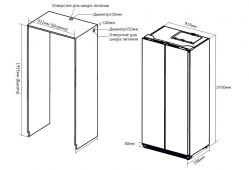 KUPPERSBERG RBSN 1892 X Xолодильник полувстраиваемый,  Side by Side, Габариты (ВхШxГ): 910х1912х600 мм, Полезный объем 503 л, Total No Frost, Inverter compressor, Multi Cooling, Fresh Zone , Metal cooling
