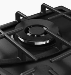 Kuppersberg FS 610 Ant Bronze Газовая варочная поверхность, конфорка WOK, металл, цвет антрацит/ручки цвета бронзы