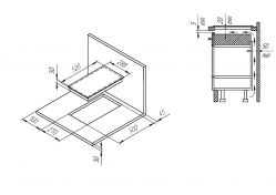 Kuppersberg ICO 301 Индукционная варочная поверхность, ширина - 30 см., технология INVERTER,  2 зоны нагрева,  таймер,  автоотключение, защита от перелива, защита от детей, Stop & Go