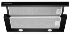 Kuppersberg SLIMTURBO 60 GB Встраиваемая вытяжка, Ширина - 60 см., 1500 м3/час, Цвет - чёрное стекло