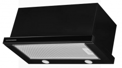 Kuppersberg SLIMTURBO 60 GB Встраиваемая вытяжка, Ширина - 60 см., 1500 м3/час, Цвет - чёрное стекло