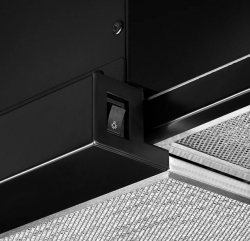 Kuppersberg SLIMTURBO 60 GB Встраиваемая вытяжка, Ширина - 60 см., 1500 м3/час, Цвет - чёрное стекло