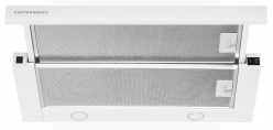 Kuppersberg SLIMTURBO 60 GW Встраиваемая вытяжка, Ширина - 60 см., 1500 м3/час, Сенсорное управление, Цвет - белое стекло