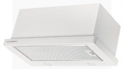 Kuppersberg SLIMTURBO 60 GW Встраиваемая вытяжка, Ширина - 60 см., 1500 м3/час, Сенсорное управление, Цвет - белое стекло