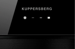 Kuppersberg INPUSH 60 BG Встраиваемый вытяжной блок, Сенсорное упр., ширина 52 см. Производительность 1200 м3/час, пр-во Турция, цвет - чёрный