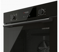 KUPPERSBERG HF 609 B Духовой шкаф, 8 режимов, 1 -уровневые телескоп. направл., объёём духовки - 80 л., цвет - чёрный, пр-во Турция