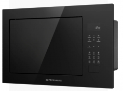 Kuppersberg HMF 627 B Микроволновая печь, сенсорное управление, объём 25 л., без поворотного стола, Высота ниши - 38 см., цвет чёрный