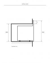 Kuppersberg HMW 633 B Микроволновая печь, сенсорное управление, объём 34 л., Мощность микроволн, Вт 900, Высота ниши - 38 см.,