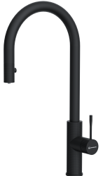 Omoikiri ASAKAWA-S-GB Кухонный смеситель, 3в1 - Подключение к фильтру, Подача фильтрованной воды осуществляется нажатием кнопке, на изливе. Вытяжной шланг.