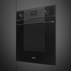 SMEG SF6100VB3RU Серия Linea Многофункциональный духовой шкаф, 60 см, 6 функций, Цвет - чёрное стекло