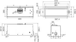 Elica LANE SENSOR @ BLMAT/A/52 Встраиваемая вытяжка