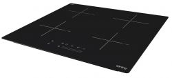 KORTING HI 64011 B Индукционная варочная поверхность, Таймер, Функция Stop&Go, Функция Booster, автоприготовления (3 уровня), ширина - 60 см.