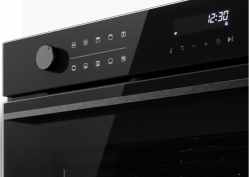 Kuppersberg HF 615 B Духовой шкаф, 10 режимов, 1 ур. телескоп. направл.,Поворотный электронный переключатель, сенсорный дисплей , производство: КИТАЙ, цвет - чёрный