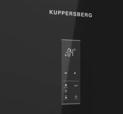 Kuppersberg RFCN 2018 BG Отдельностоящий холодильник, INVERTER, Размеры ШxВxГ, см: 59.5x200x69, Total No Frost, цвет: чёрный