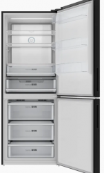Kuppersberg RFCN 192 BG Двухкамерный холодильник, INVERTER,  Система Total NoFrost, Зона свежести, LED дисплей, Размеры ШxВxГ, см: 70.3x185x67, цвет: Черный